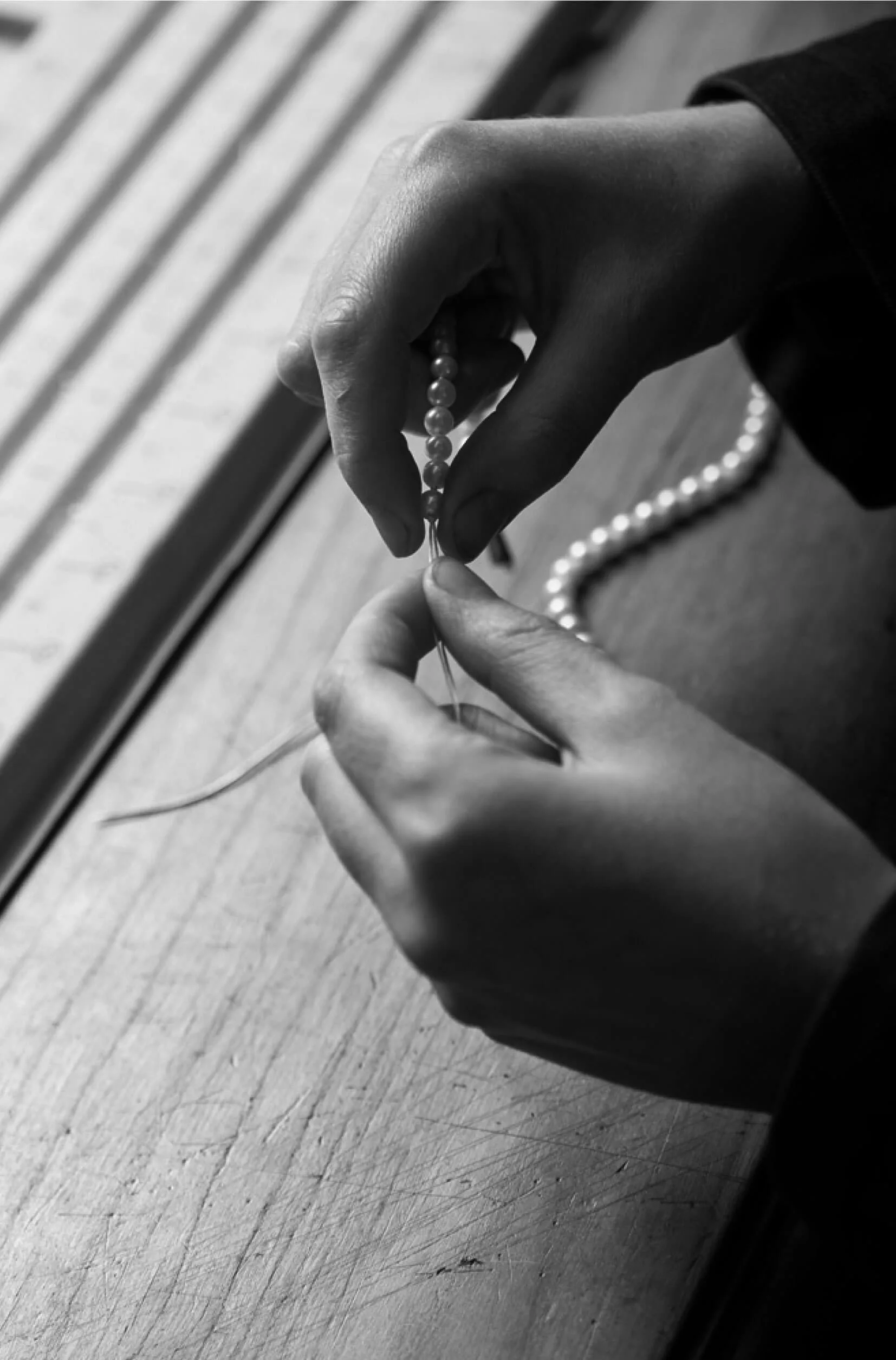 Enfilage de perles